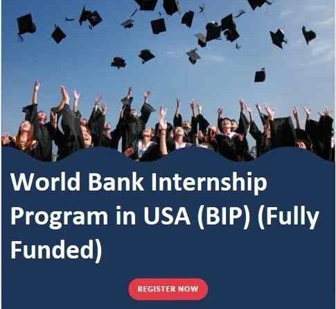 World Bank Internship Program in USA