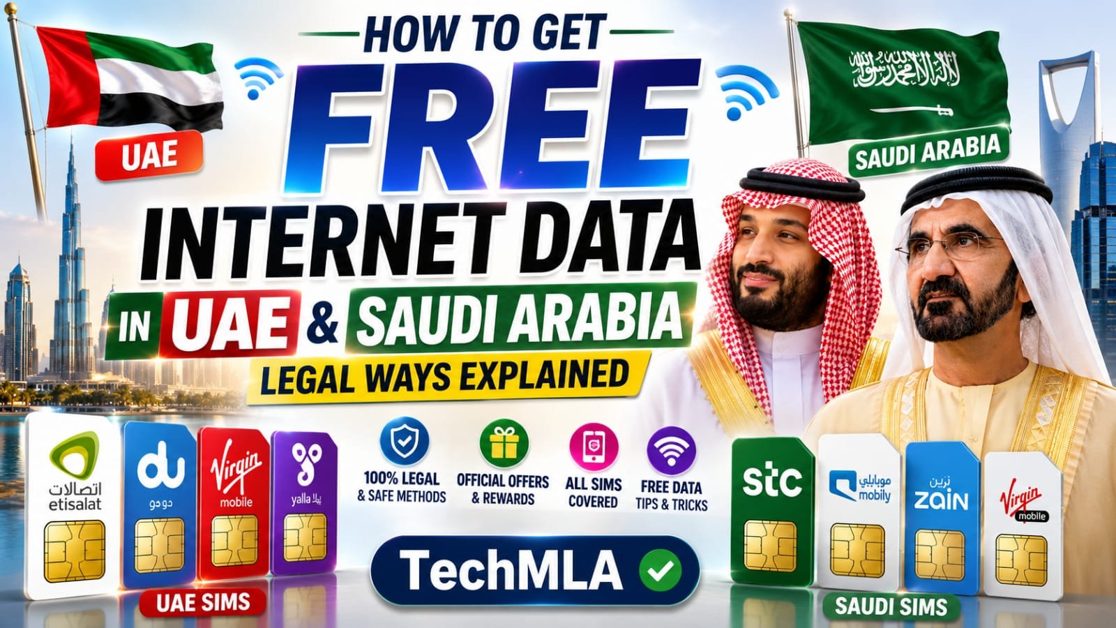 How to Get Free Internet Data in UAE & Saudi Arabia – Legal Ways Explained - TechMLA